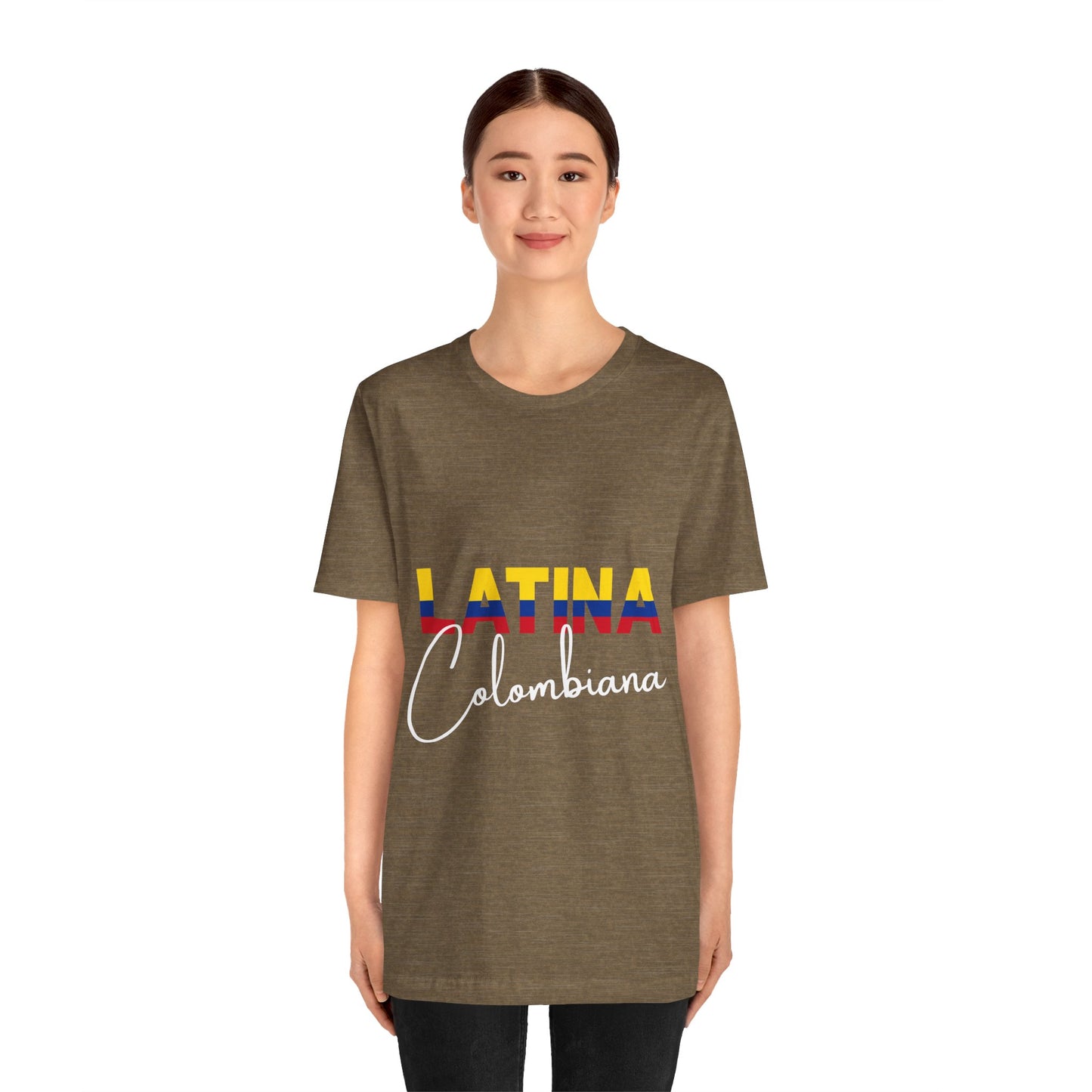 Latina Colombiana, Shirt - Colombian Latina Pride Graphic Tee for Women
