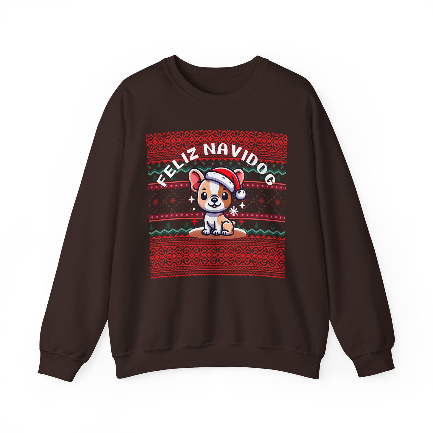 Feliz Navidog Ugly Christmas Sweater- French Bulldog