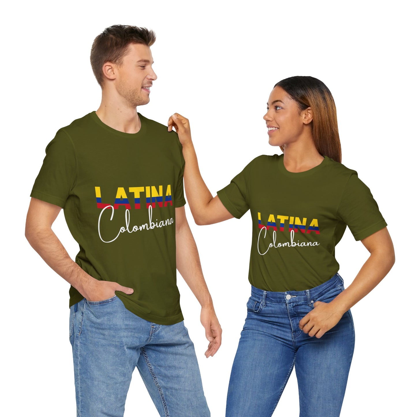 Latina Colombiana, Shirt - Colombian Latina Pride Graphic Tee for Women