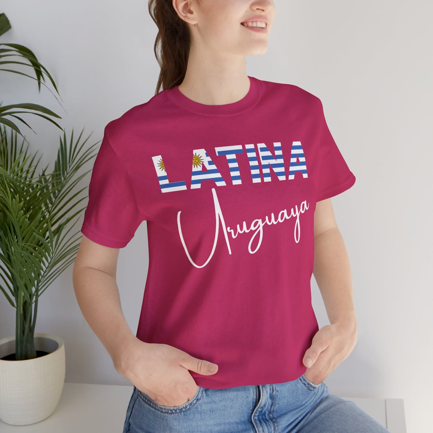 Latina Uruguaya, Shirt – Uruguay Latina Pride Graphic Tee for Women