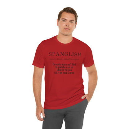 Spanglish Definition Shirt | Bilingual Pride Graphic Tee