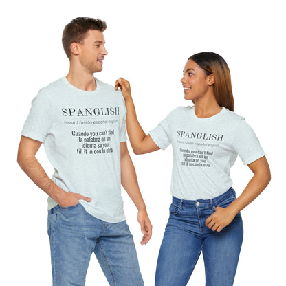 Spanglish Definition Shirt | Bilingual Pride Graphic Tee