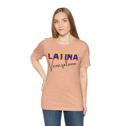 Latina Venezolana, Shirt – Venezuela Latina Pride Graphic Tee for Women