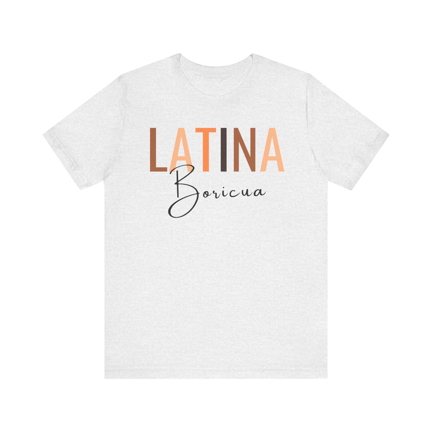 Latina Boricua, Shirt with Black Font