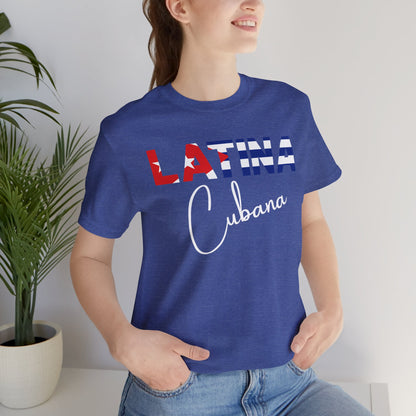 Latina Cubana Shirt | Cuba Latina Pride Graphic Tee for Women