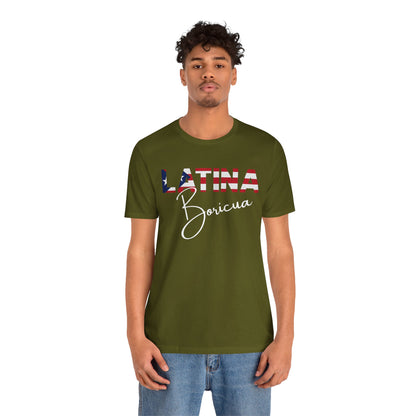 Latina Boricua Shirt | Puerto Rico Latina Pride Graphic Tee for Women