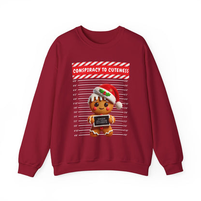 Gingerbread Mugshot Ugly Christmas Sweater