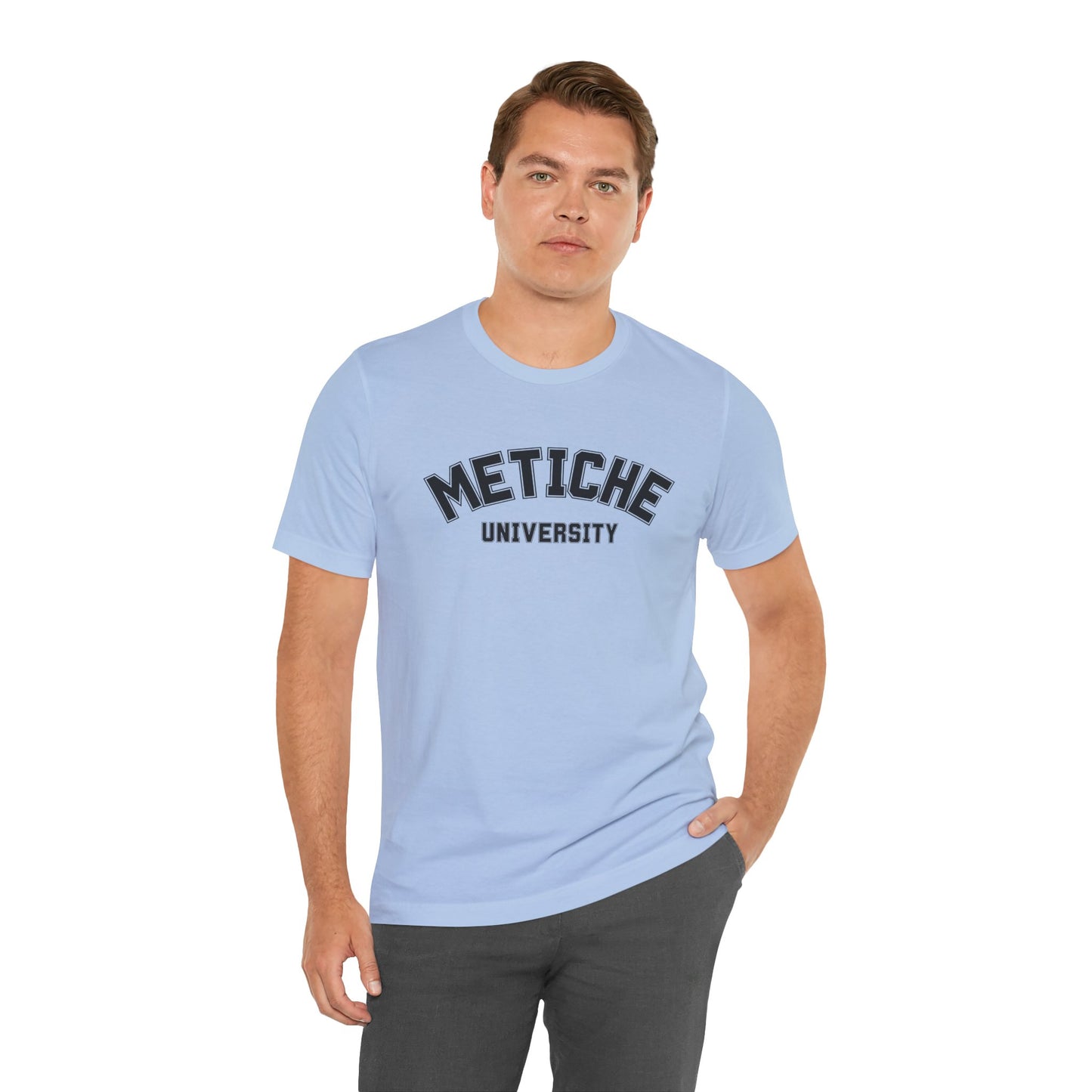 Metiche University Shirt | Funny Latina Graphic Tee