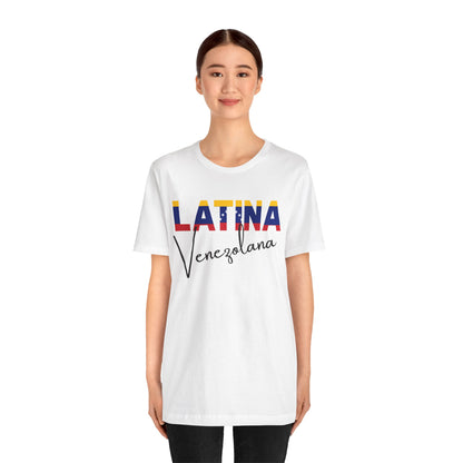 Latina Venezolana, Shirt – Venezuela Latina Pride Graphic Tee for Women