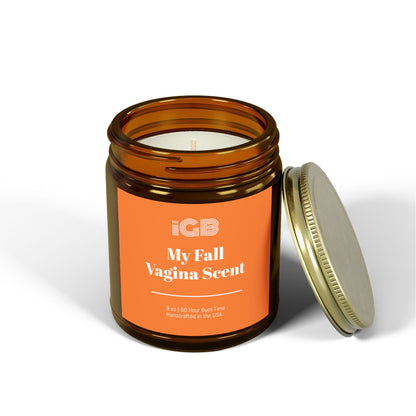 Fall Scented Candle - My Fall Vagina Scent, Cozy Home Decor, Gift for Her, Aromatherapy, Seasonal Candle