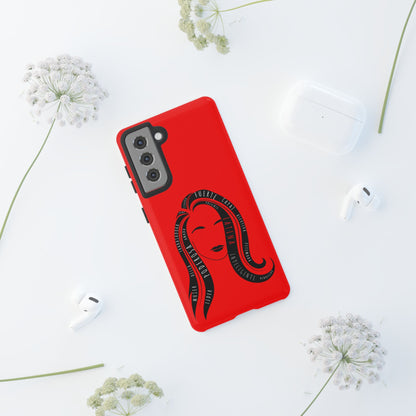 Red Fuerza Latina Tough Phone Case | Latina Empowerment Protective Cover