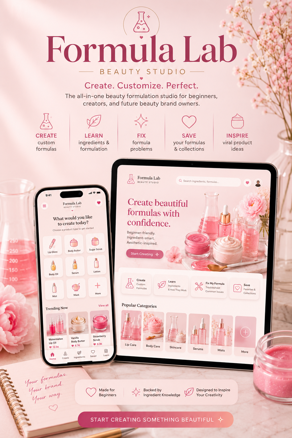 Formula Lab™ Beauty Product Studio