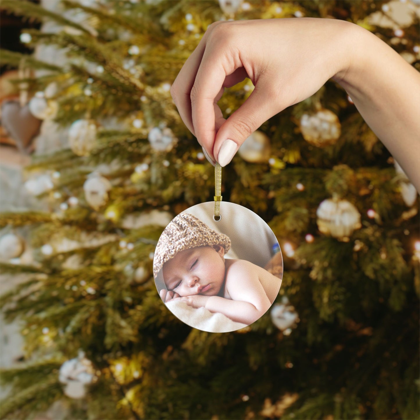 Custom Photo Glass Ornaments