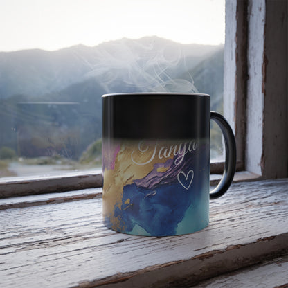 Custom Name & Photo Thermal Morphing Mug 11oz