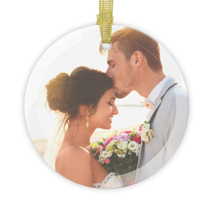 Custom Photo Glass Ornaments