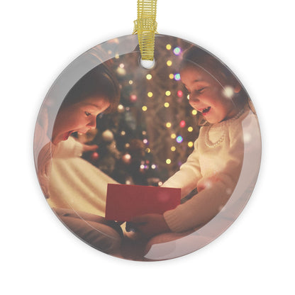 Custom Photo Glass Ornaments