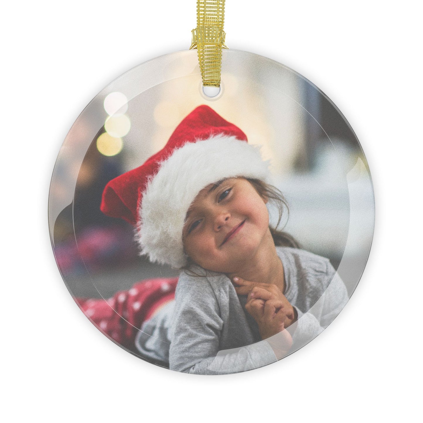 Custom Photo Glass Ornaments