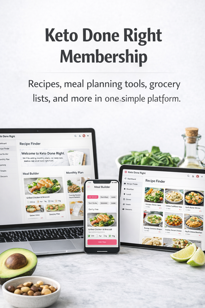 Keto Done Right Membership