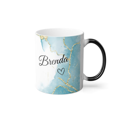 Custom Name & Photo Thermal Morphing Mug 11oz