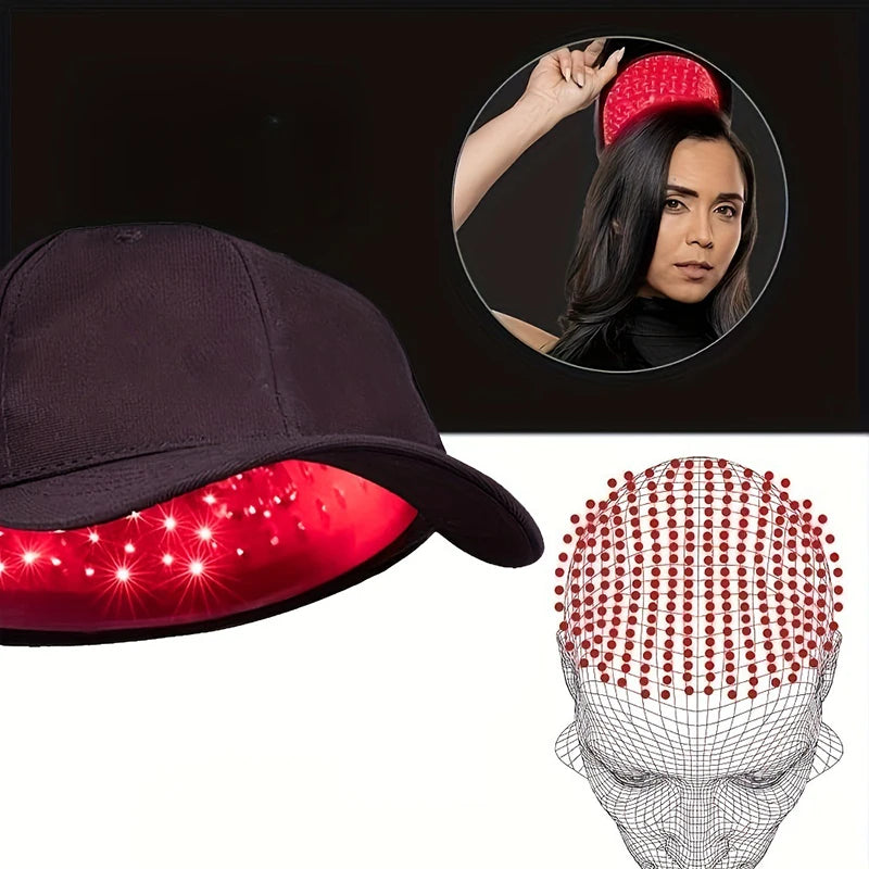 InfraGlow™ 96-LED Red Light Therapy Hair Growth Cap