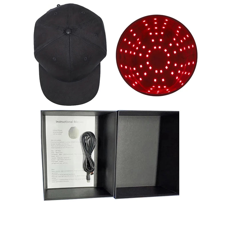 InfraGlow™ 96-LED Red Light Therapy Hair Growth Cap