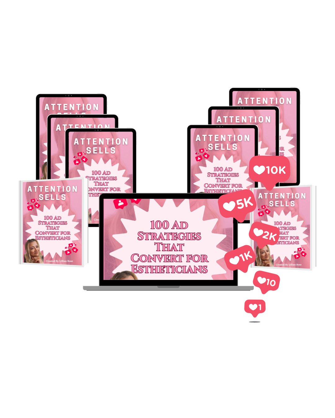 ATTENTION SELLS: 100 Ad Strategies That Convert for Estheticians eBook