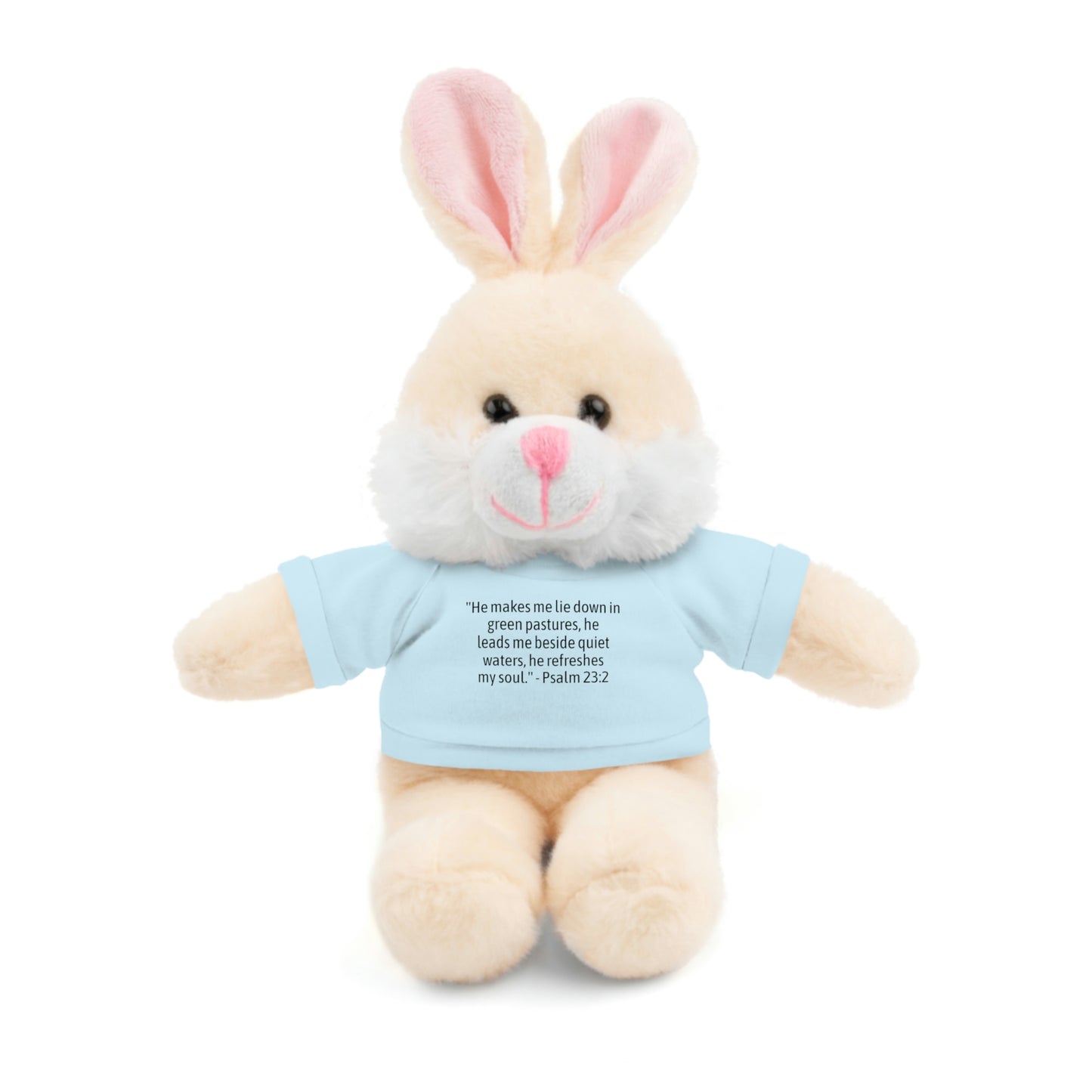 Psalm 23:2, Stuffed Animal with Tee