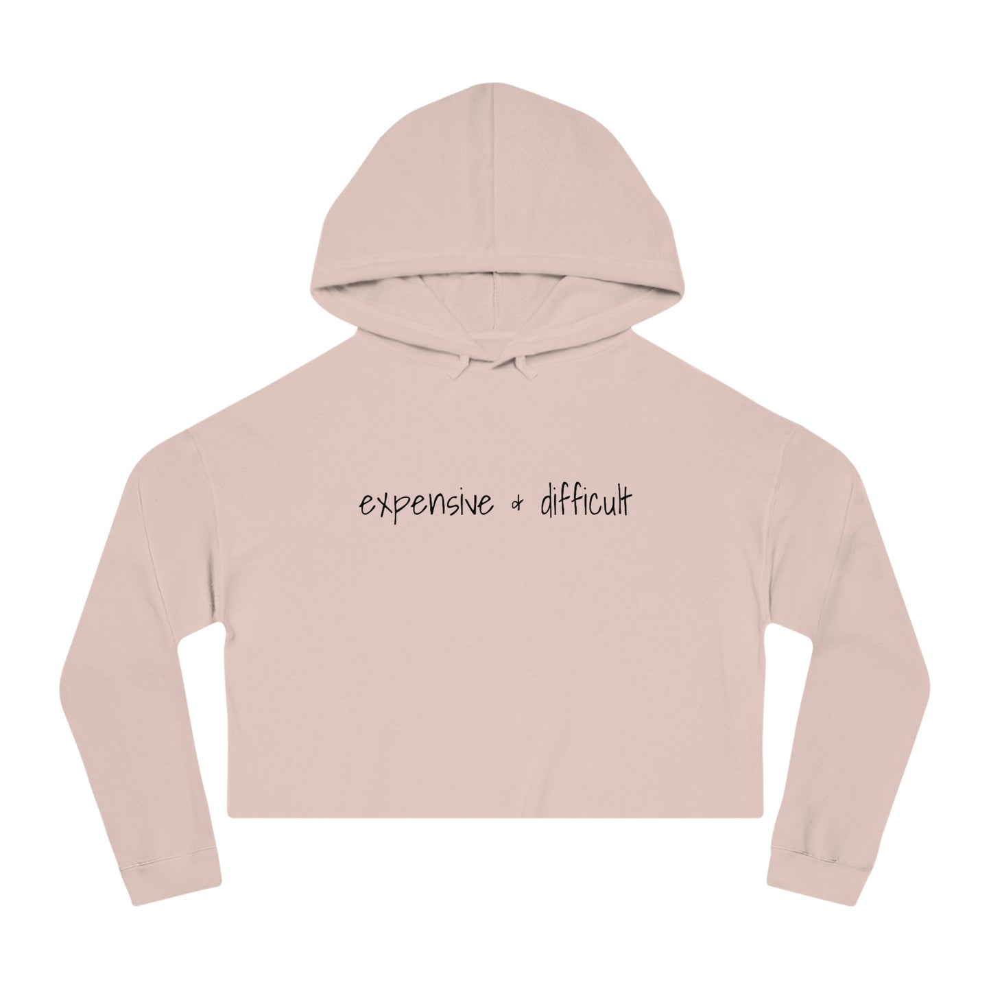 Expensive & Difficult, Cropped Hoodie