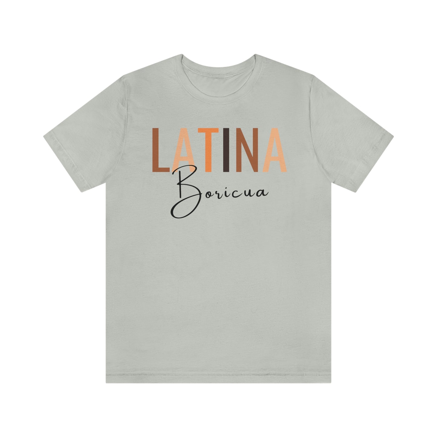 Latina Boricua, Shirt with Black Font