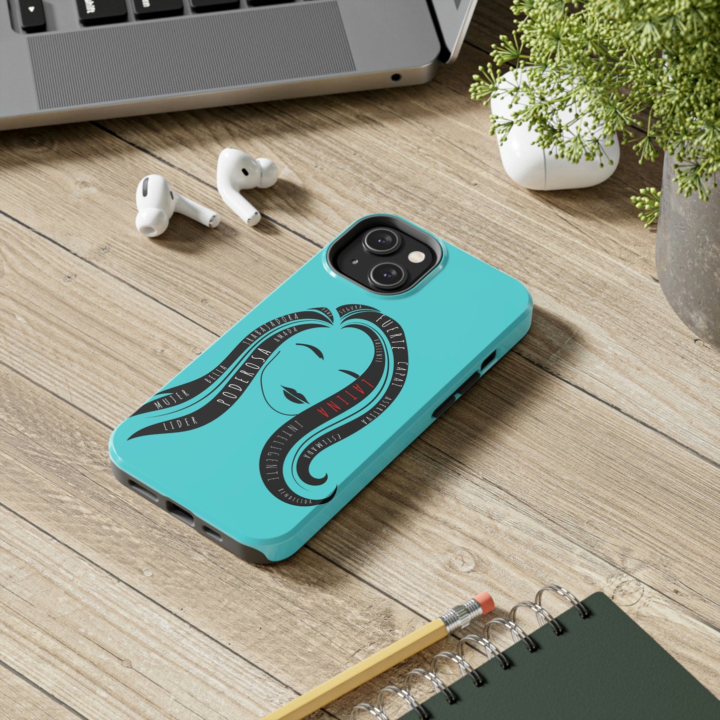 Fuerza Latina Blue Tough iPhone Case