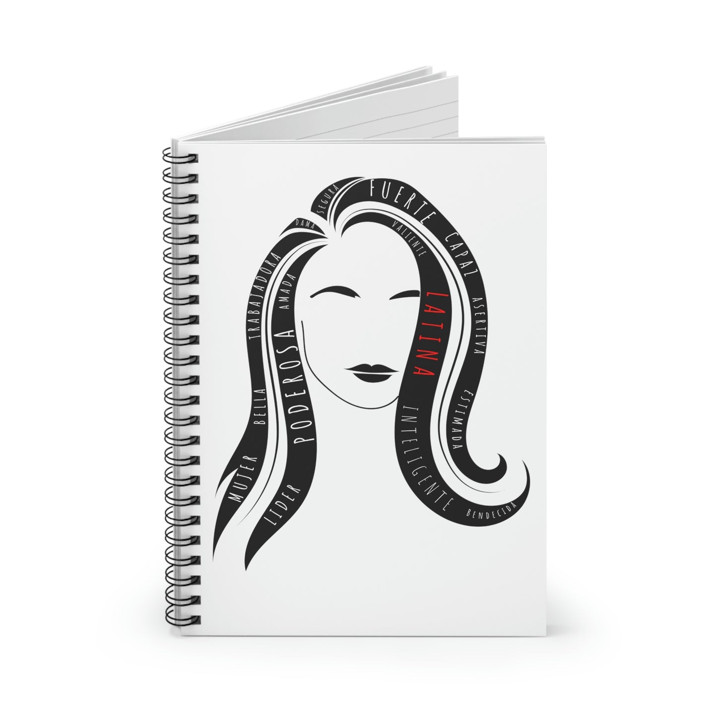 Fuerza Latina Spiral Notebook - Ruled Line