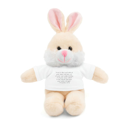 Proverbs 3:5-6, Stuffed Animal with Tee