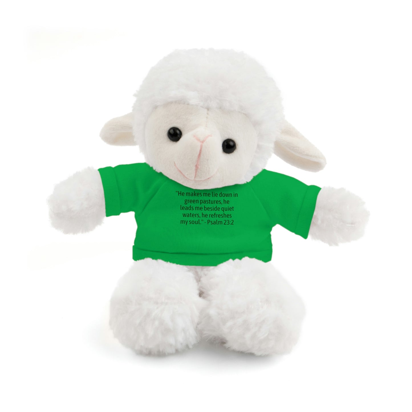 Psalm 23:2, Stuffed Animal with Tee