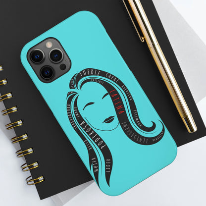 Fuerza Latina Blue Tough iPhone Case