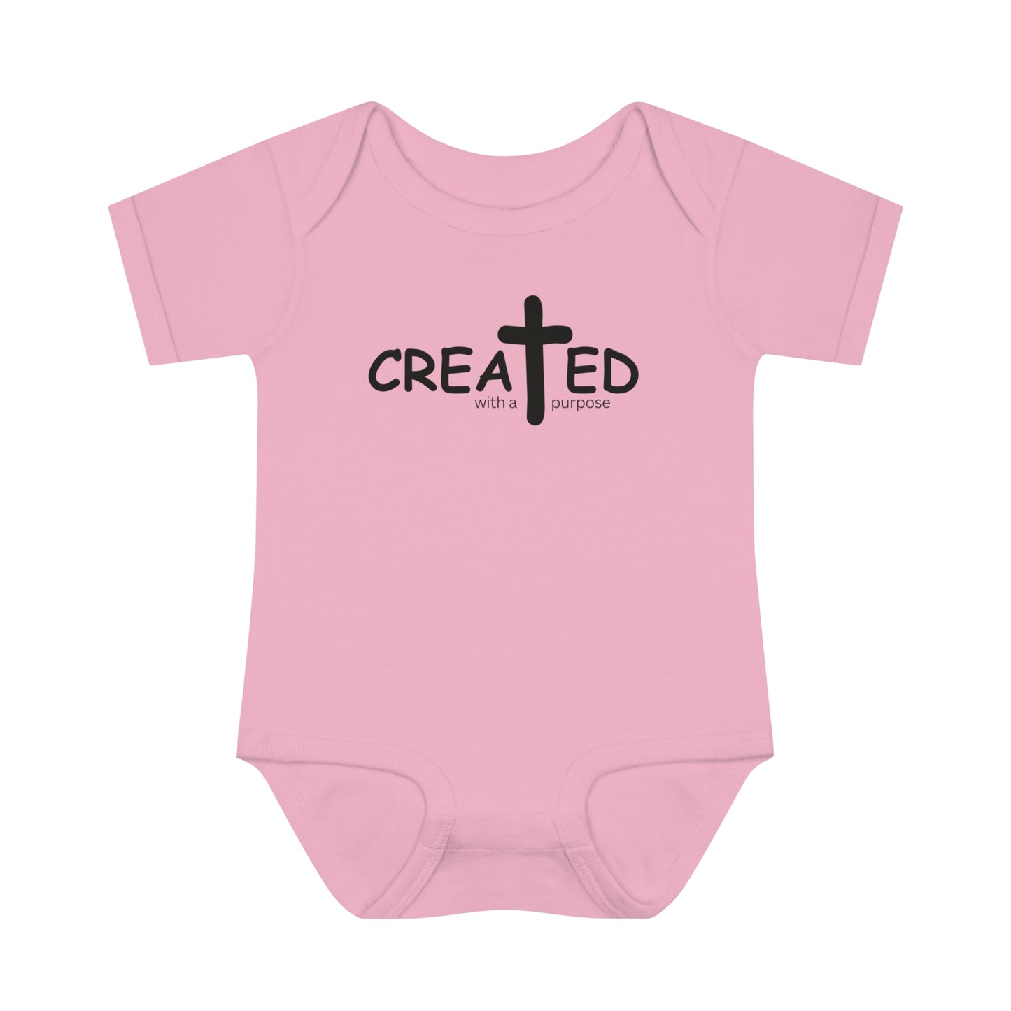 Created With A Purpose, Infant Baby Rib Bodysuit