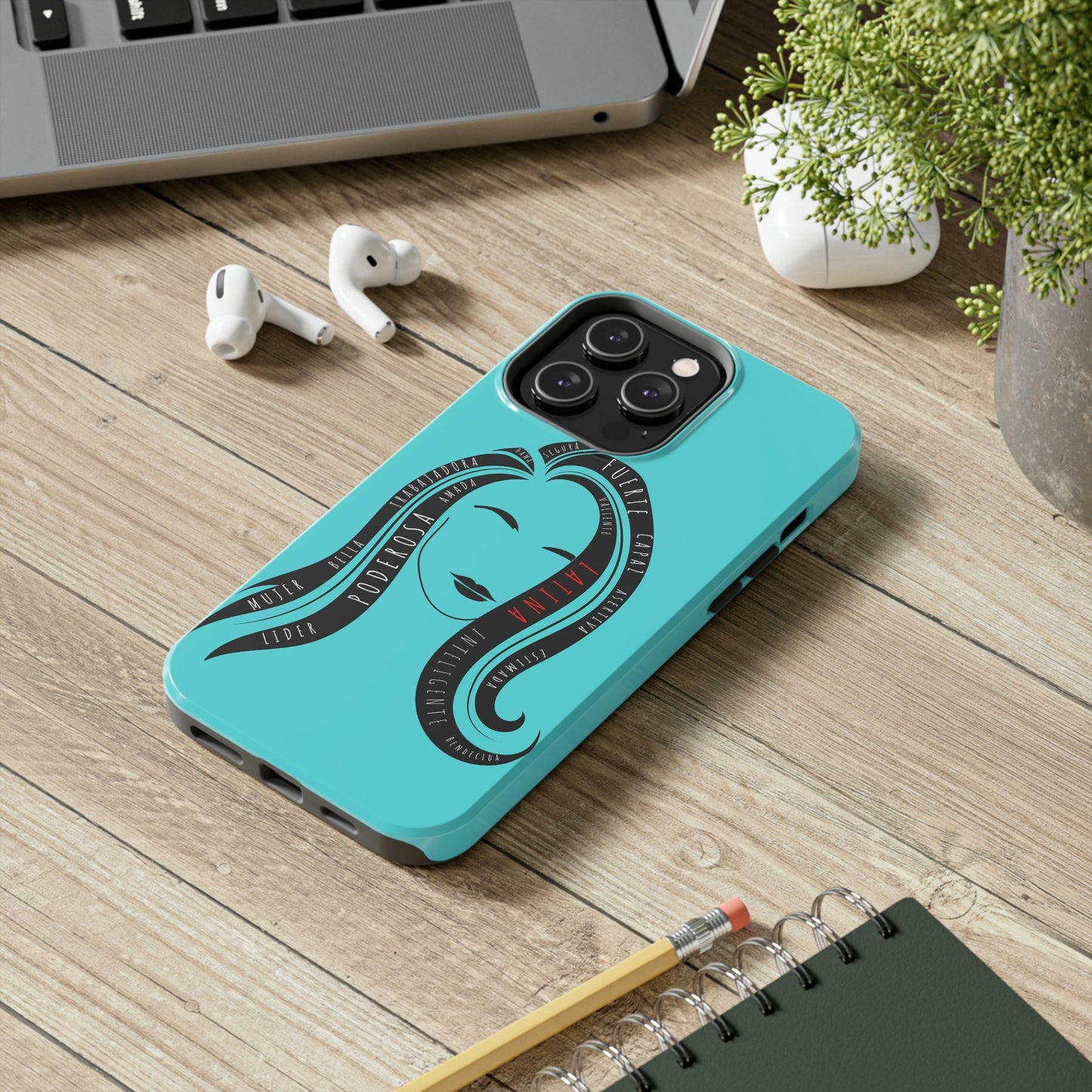 Fuerza Latina Blue Tough iPhone Case