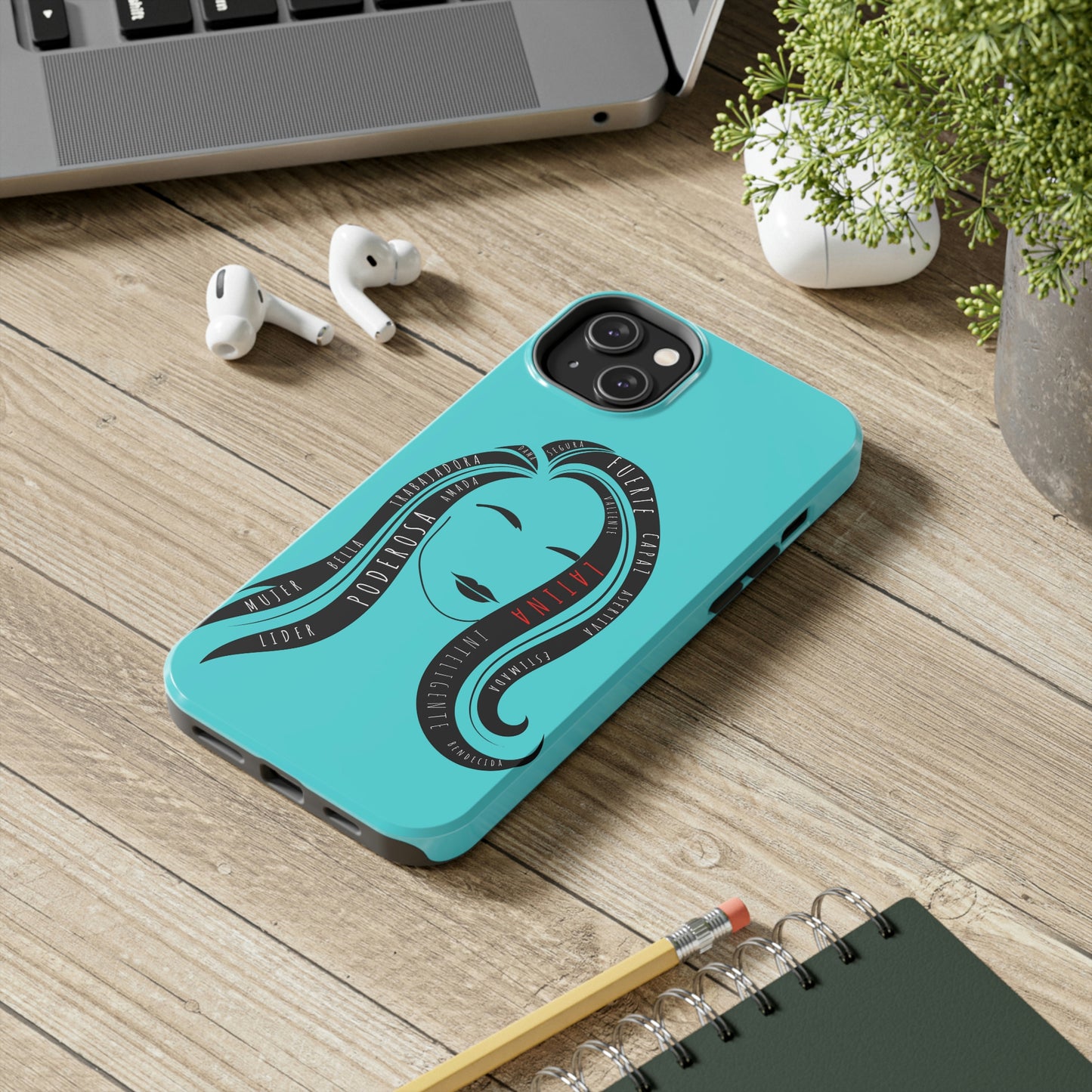 Fuerza Latina Blue Tough iPhone Case