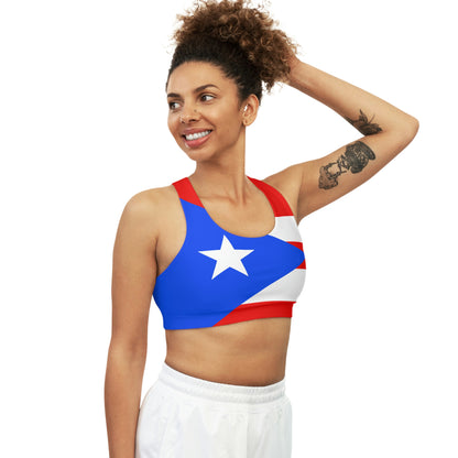 Puerto Rico Seamless Sports Bra