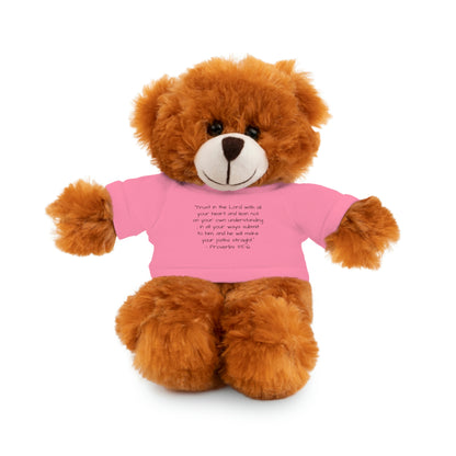 Proverbs 3:5-6, Stuffed Animal with Tee