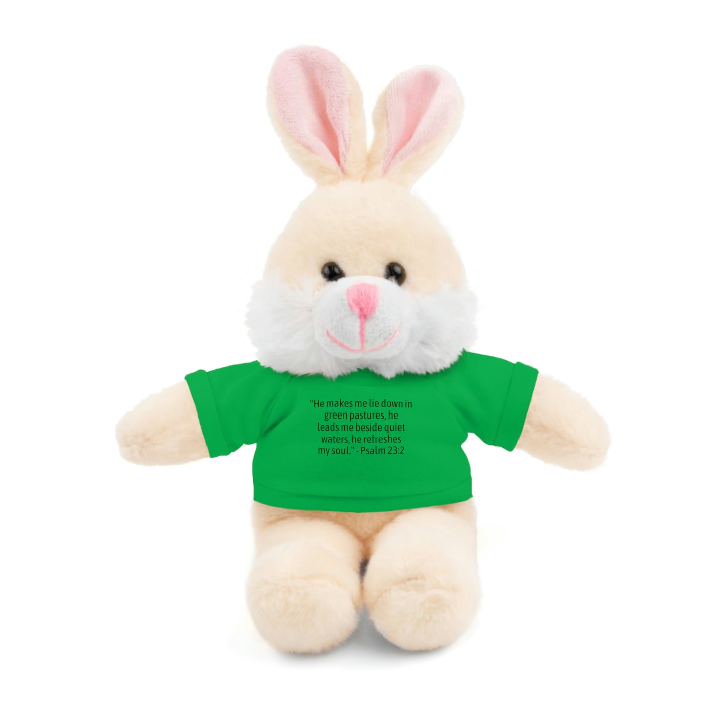 Psalm 23:2, Stuffed Animal with Tee