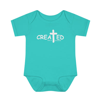 Created With A Purpose, Infant Baby Rib Bodysuit