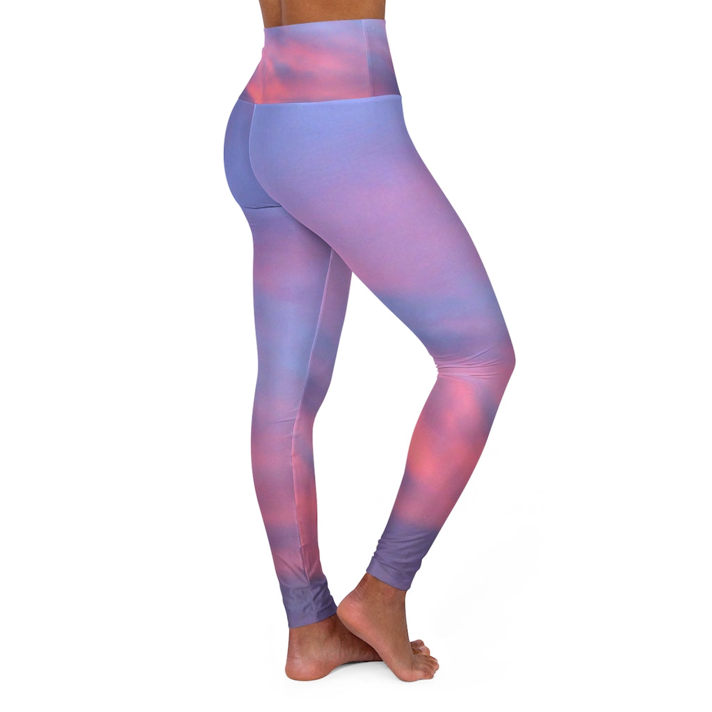 Purple Sunset High Waisted Yoga Leggings