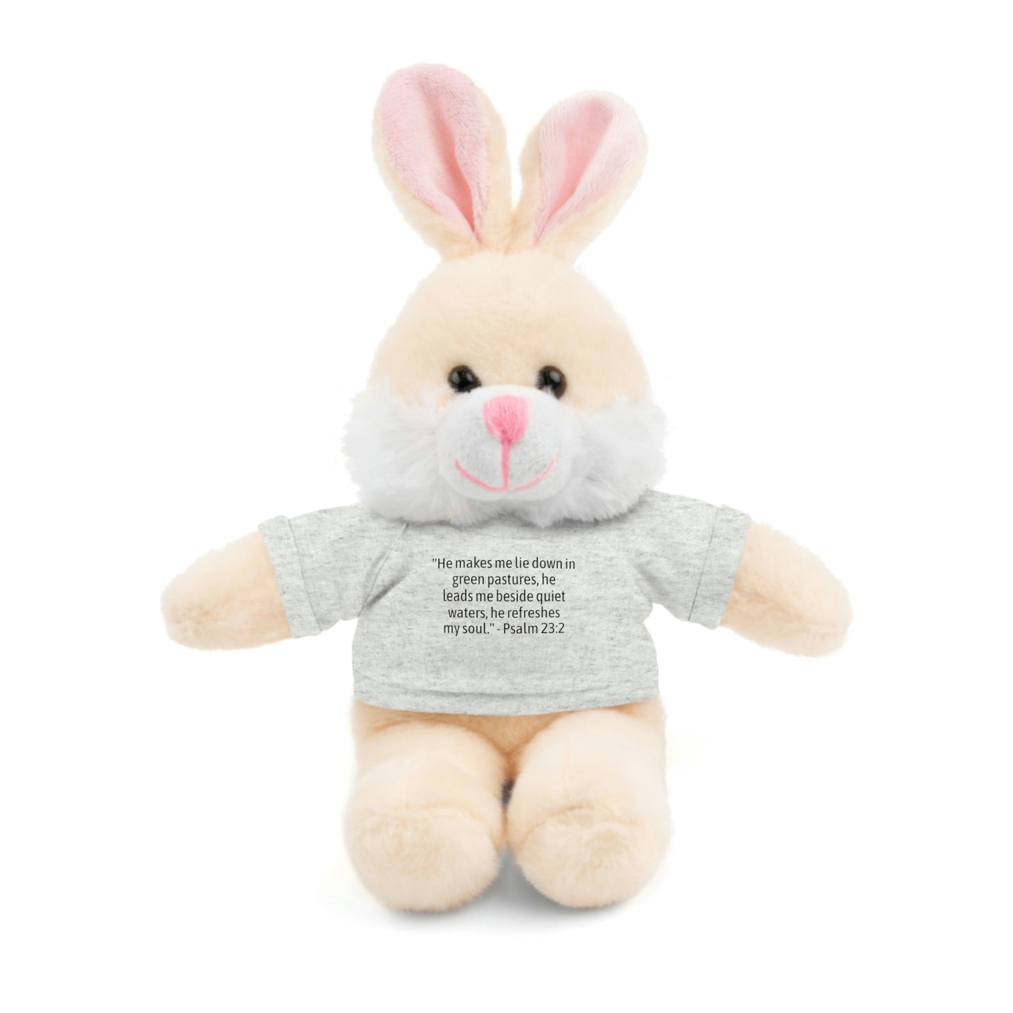 Psalm 23:2, Stuffed Animal with Tee