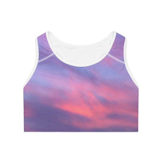 Purple Sunset Sports Bra