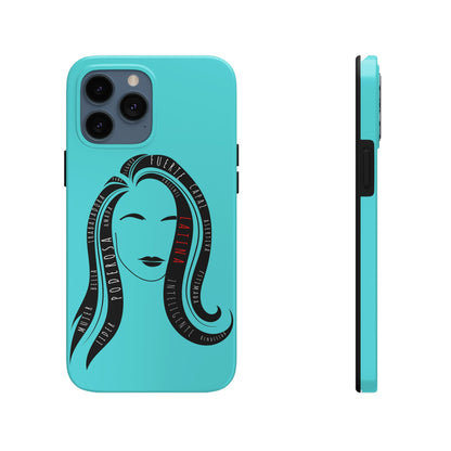 Fuerza Latina Blue Tough iPhone Case