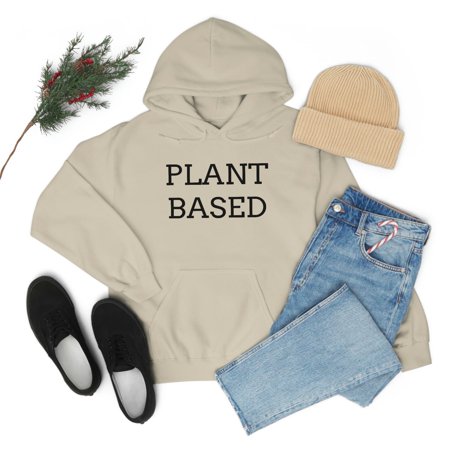 Plant Based, Hooded Sweatshirt