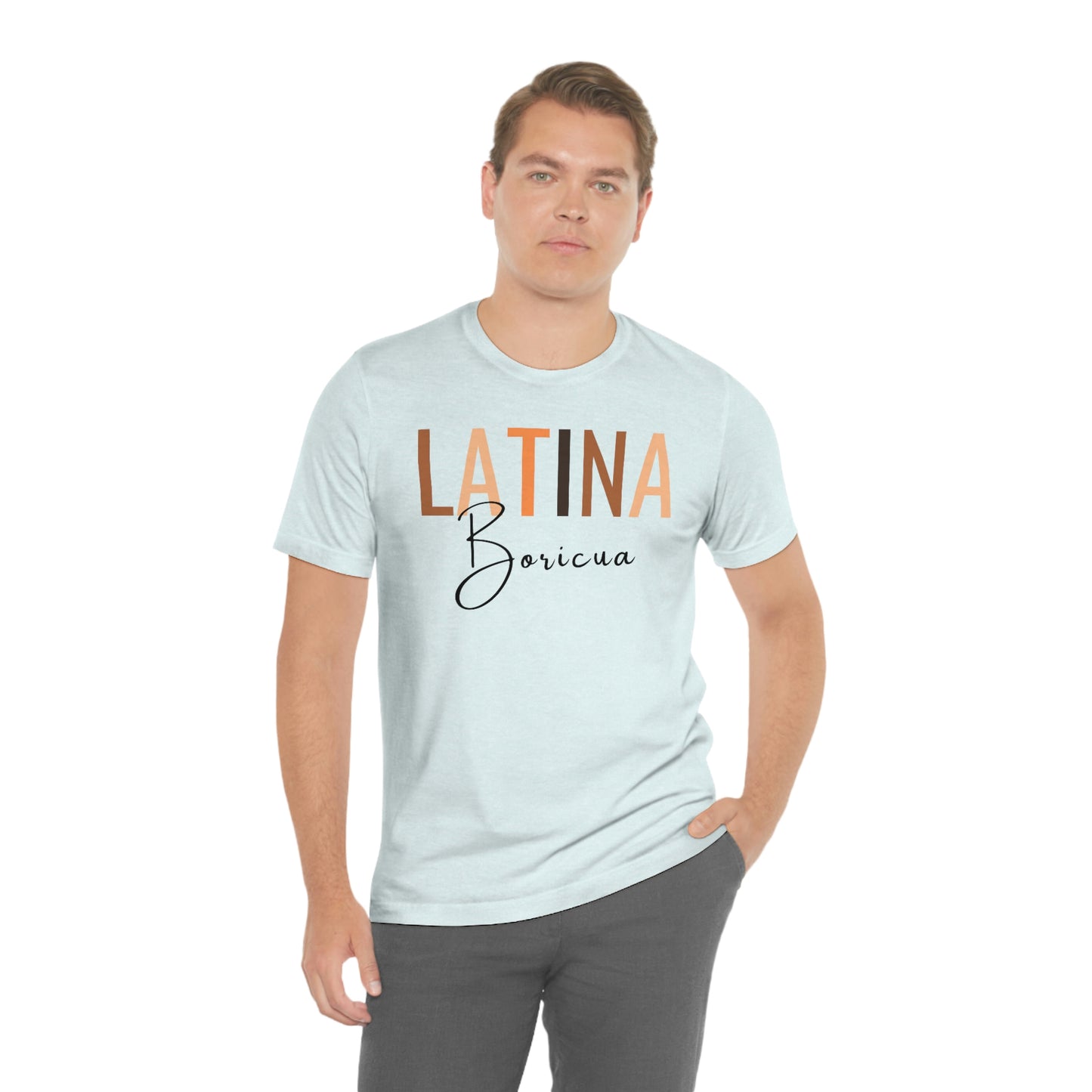 Latina Boricua, Shirt with Black Font