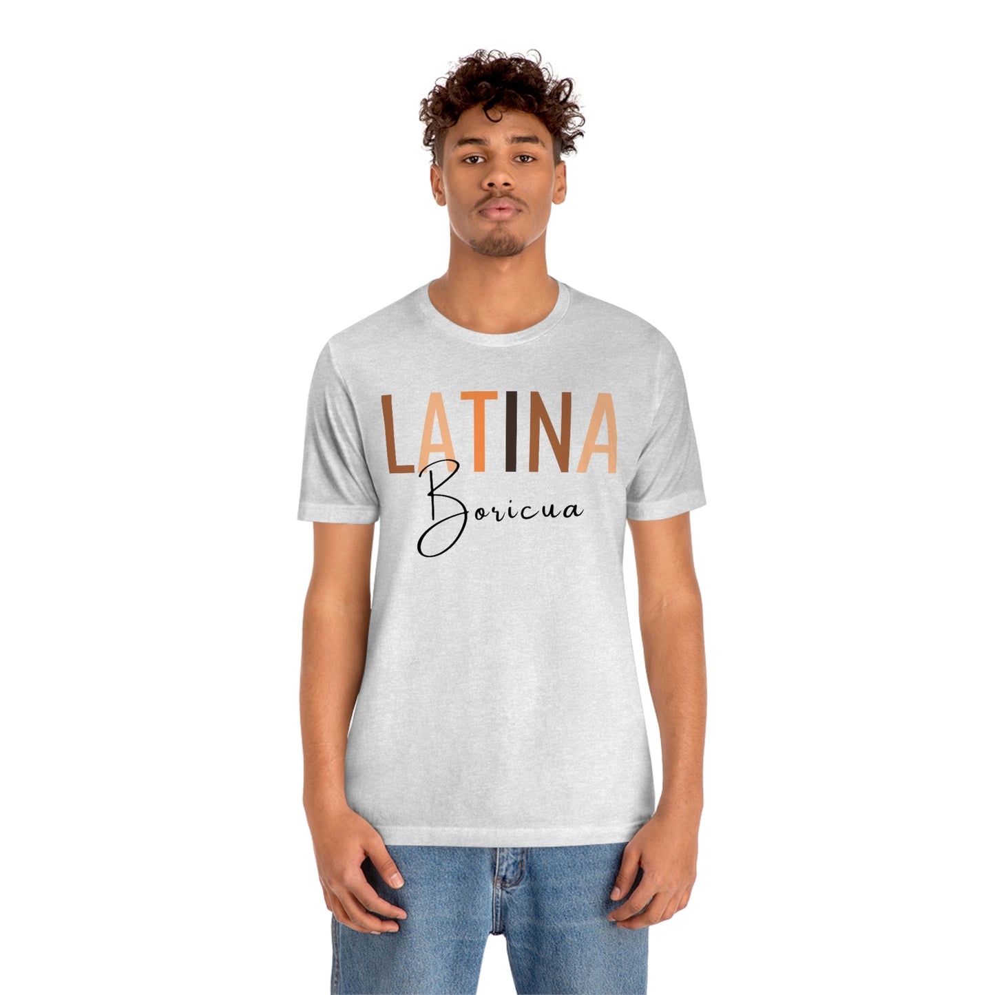 Latina Boricua, Shirt with Black Font