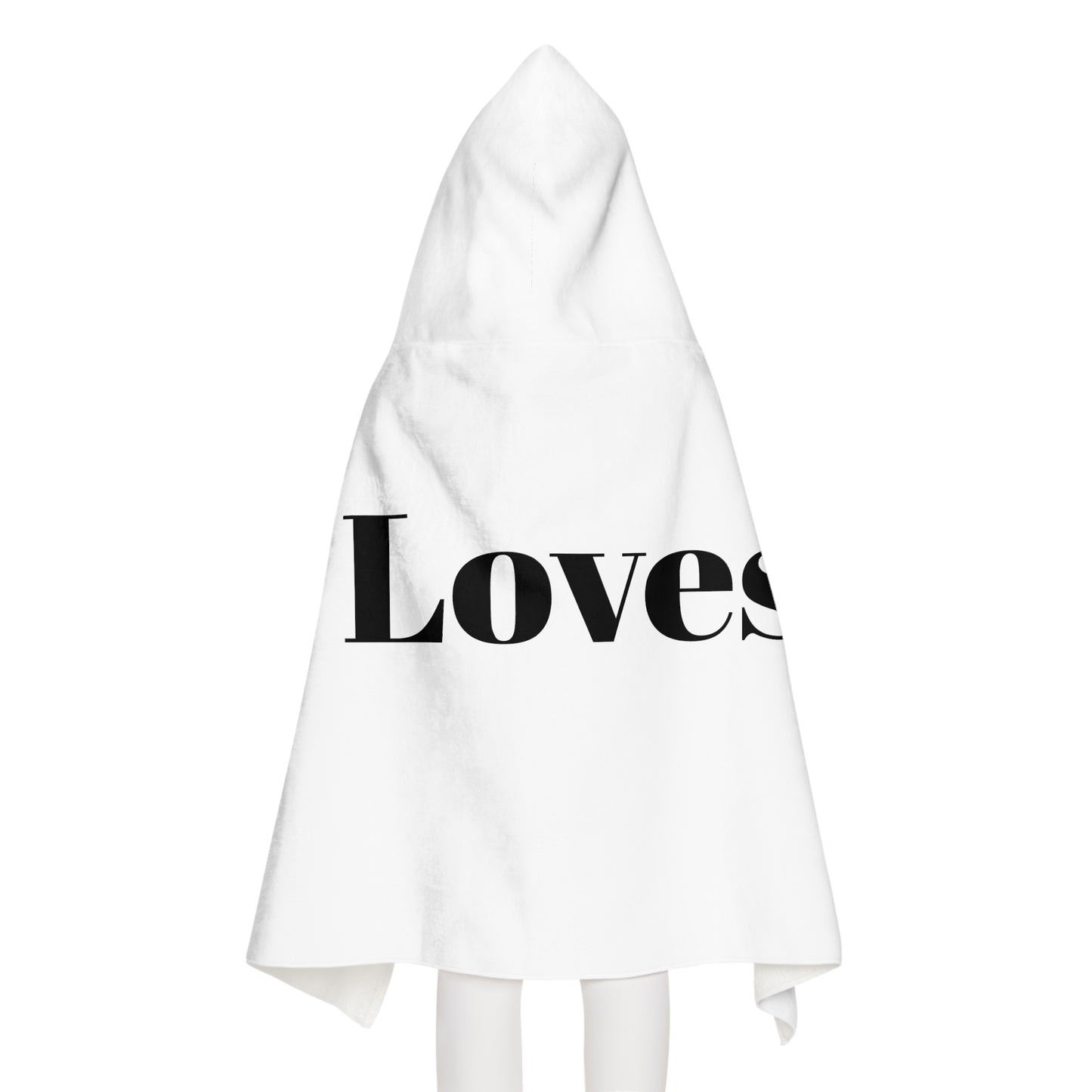 God Loves Me Youth Hooded Towel