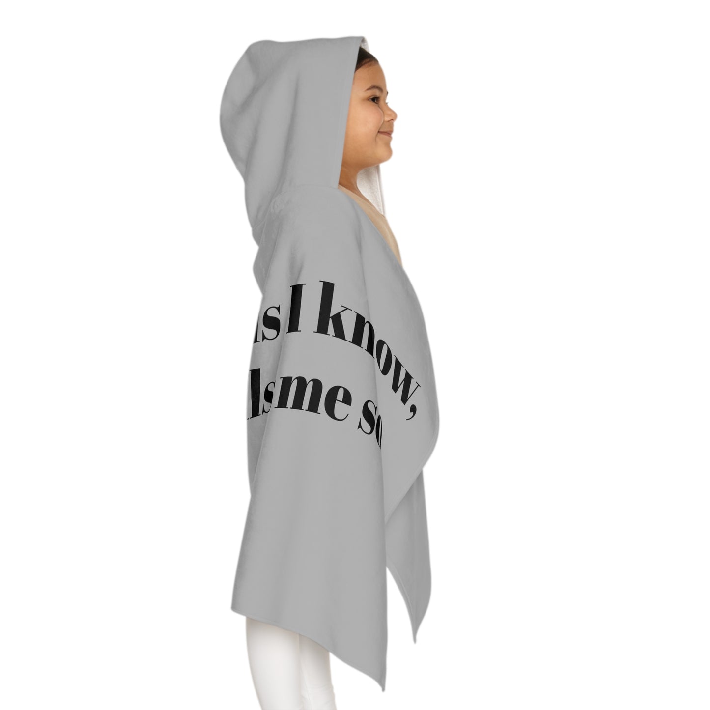 Jesus Loves Me This I know Youth Hooded Towel